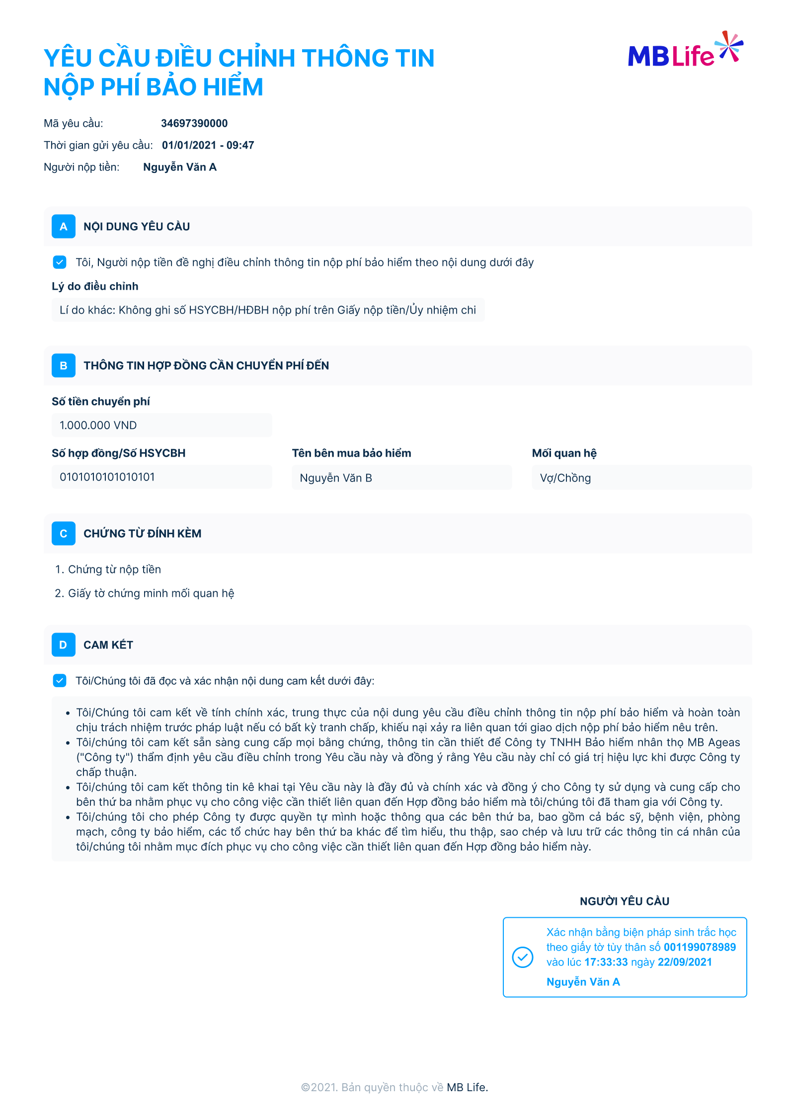 E-form HĐ người khác