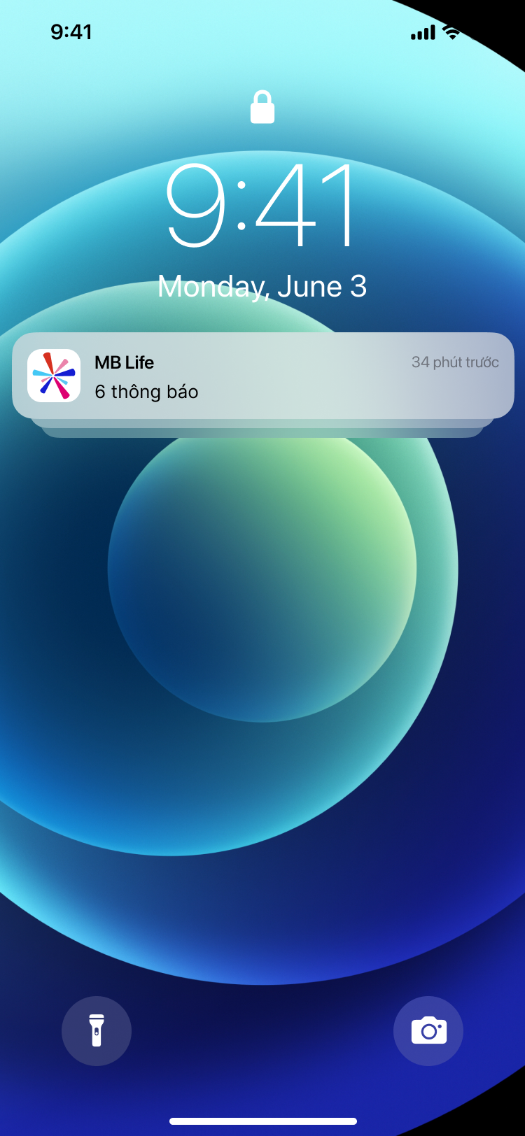 Thông báo trên màn hình khóa