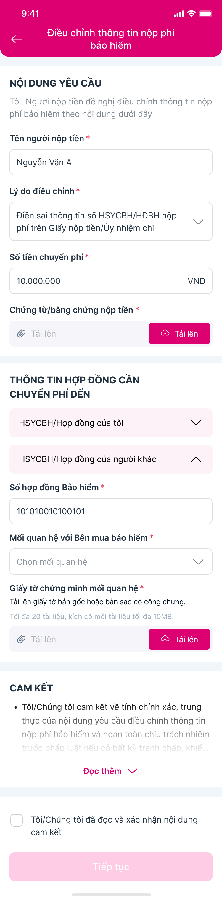 HĐ người khác - Kịch bản 1