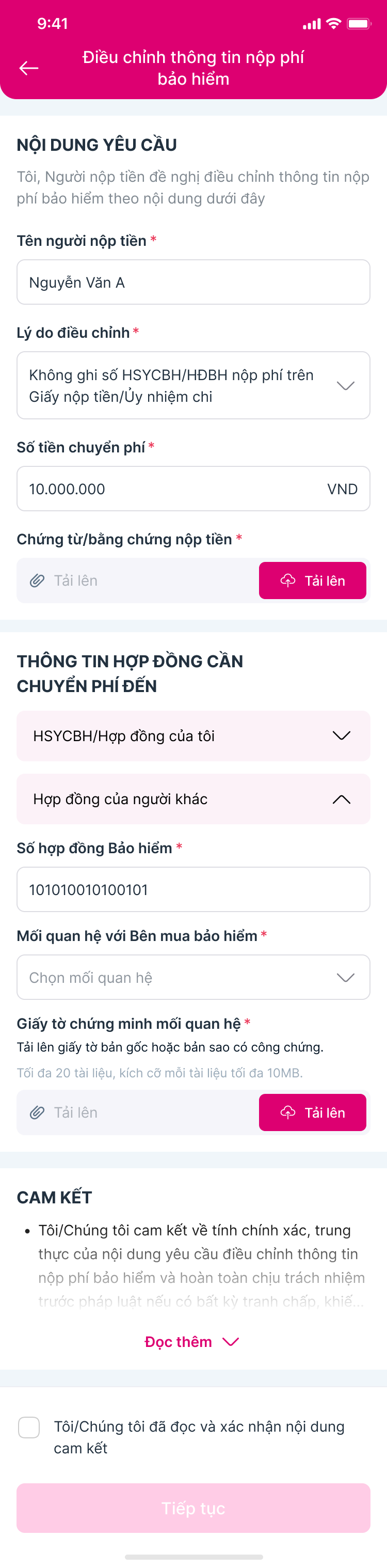 HĐ người khác - Kịch bản 2