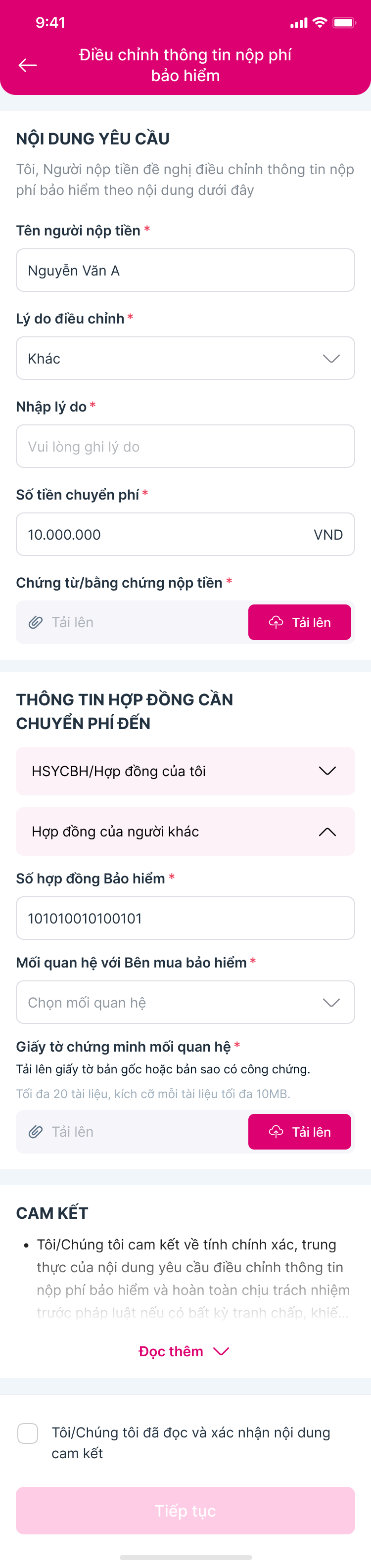 HĐ người khác - Kịch bản 3